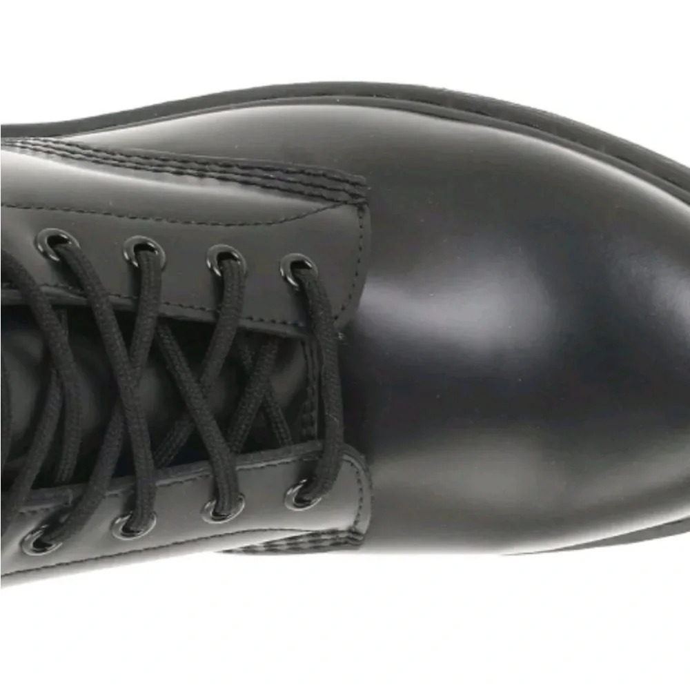 Dr. Martens Black Patent Lace-Up Combat Boots - Picture 6 of 12